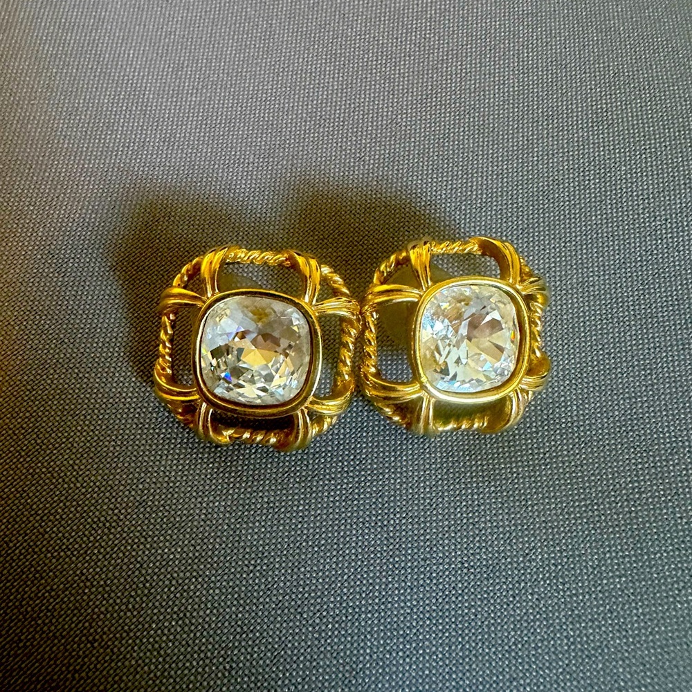 Vintage Swarovski Bad B Earrings